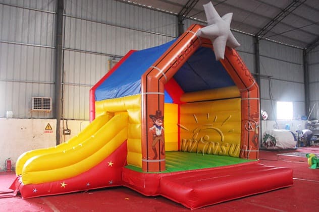 Crazy Cowboy Jumping House N Slide for sale