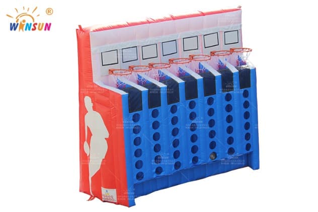 outdoor blow up Connect Four Basketball Games