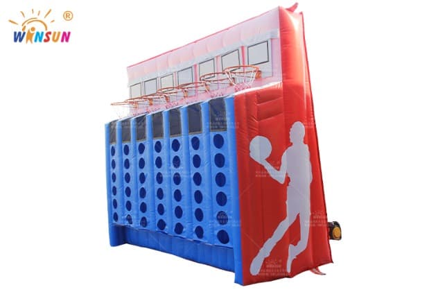 commercial blow up Connect Four Basketball Games