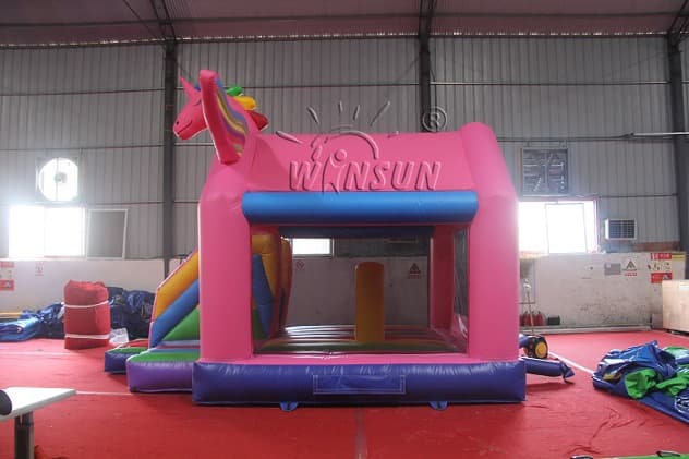 wholesale Inflatable Rainbow Unicorn Bouncer