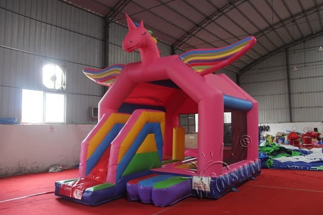 Inflatable Rainbow Unicorn Bouncer for sale