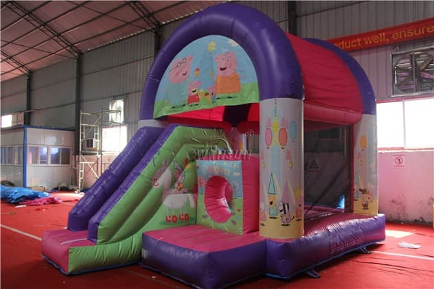 commercial Peppa Pig Bouncy House with Slide