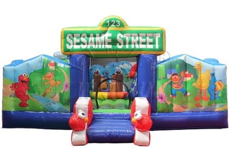 WSC-208 Sesame Street Inflatable Bounce House