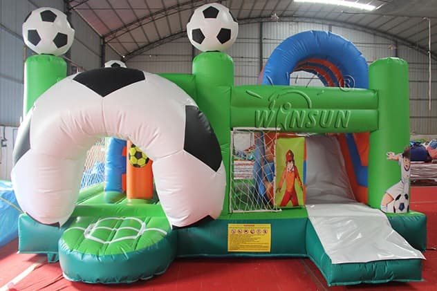 wholesale Soccer Themed Inflatable Combo