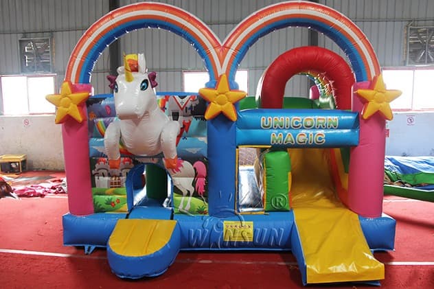 giant Unicorn Magic Inflatable Combo