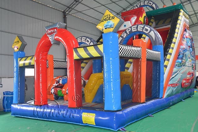 inflatable combo mcqueen slide for sale