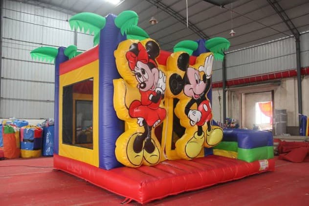 commercial inflatable mickey minnie combo
