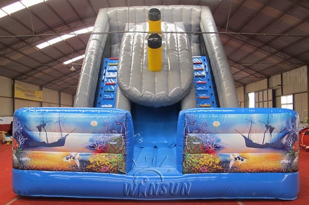 commercial inflatable titanic slide