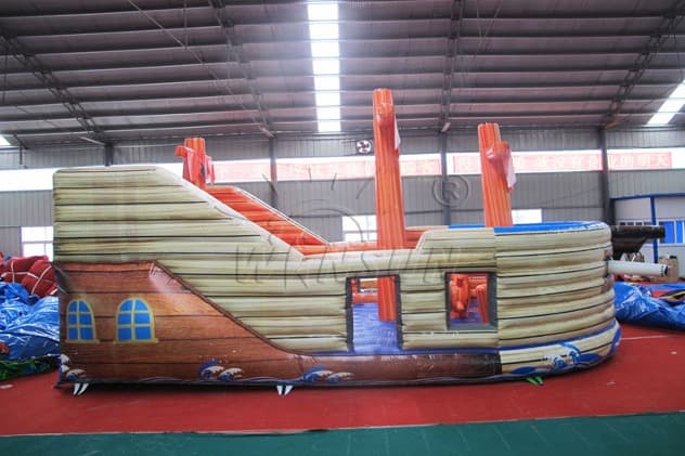 commercial pirate inflatable slide