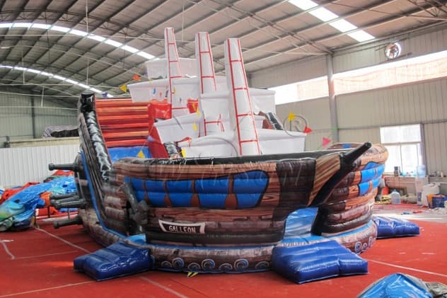 wholesale pirate ship inflatable slide