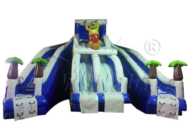 wholesale Ballon bear inflatable water slide for kids