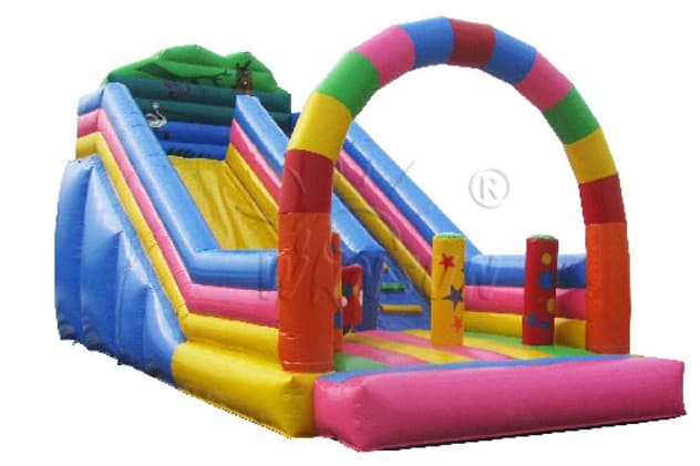 large inflatable dry slide price