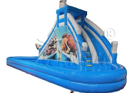 WSS-163 Ice Age Inflatable Water Slide