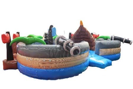 WSC-184 Inflatable Pirate Ship Bounce House