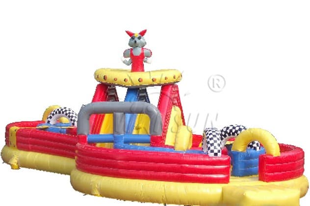 commercial large Inflatable dry slide