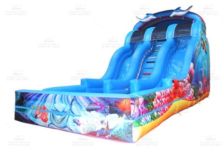 WSS-162 Ocean Inflatable Water Slide