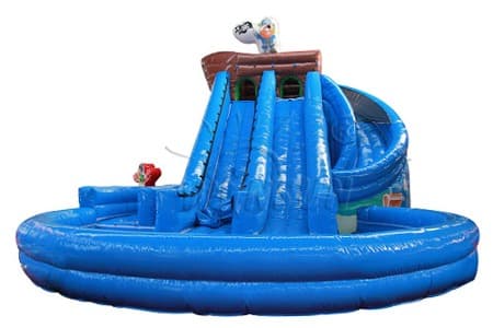 WSS-161 Pirate Inflatable Water Slide