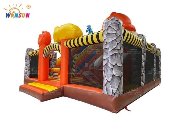 wholessale inflatable construction site funland