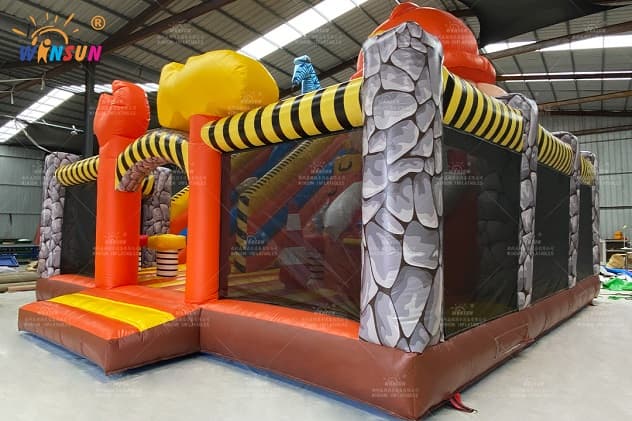 giant inflatable indoor construction site funland