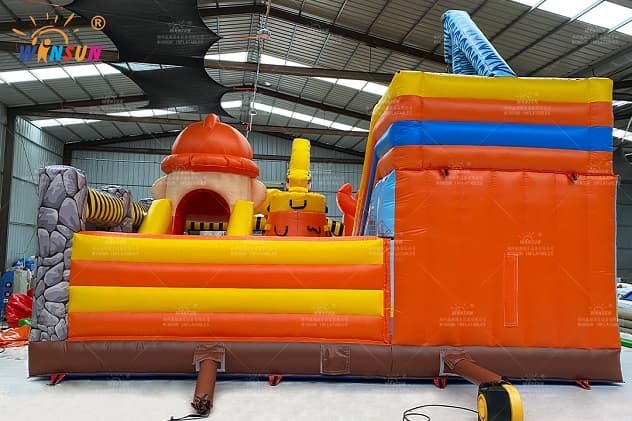 giant inflatable indoor construction site funland for sale