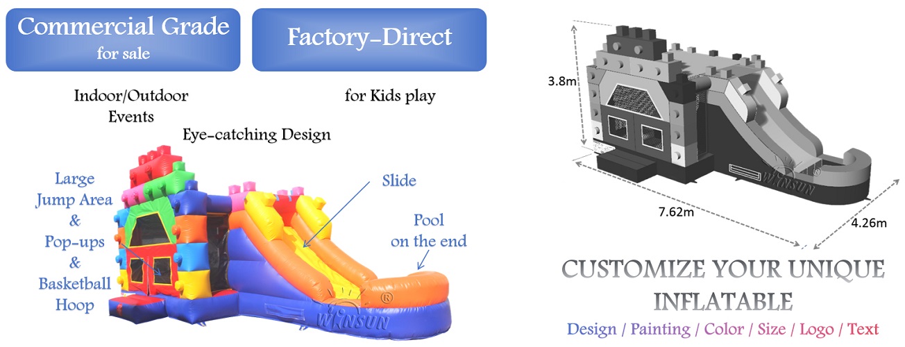 wholesale Inflatable Lego Combo