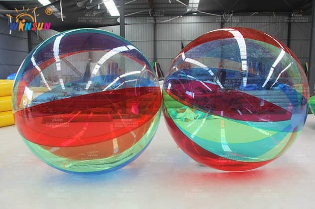 Colored water balls inflatable bulk