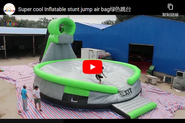 Inflatable Stunt Jump with safety Airbag