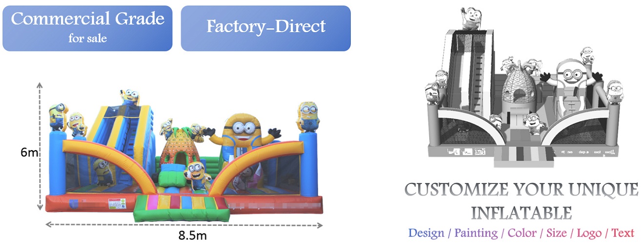 Popular Minions Inflatable Playground