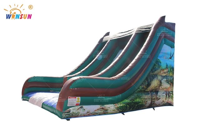 outdoor jurassic dinosaur inflatable slide