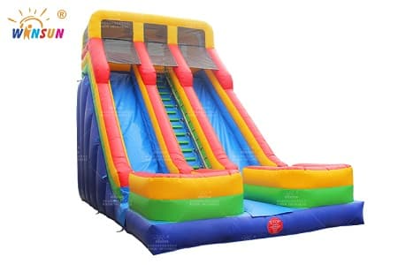 WSS-188 Dual Lane Inflatable Dry Slide