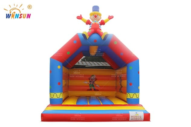inflatable bounce house clown theme for sale