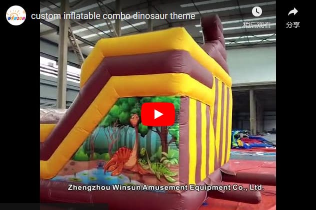 Custom Inflatable Combo Dinosaur Theme for sale