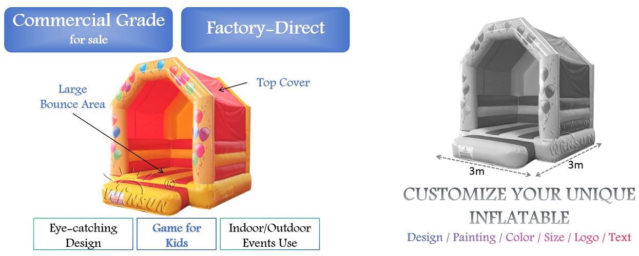 Commercial Inflatable Bounce House outdoor for kids