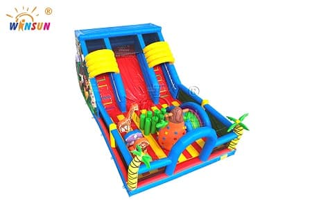 WSS-194 Inflatable Combo Jungle Slide