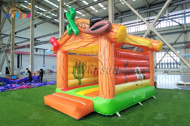 outdoor Inflatable Wild West Bouncy House