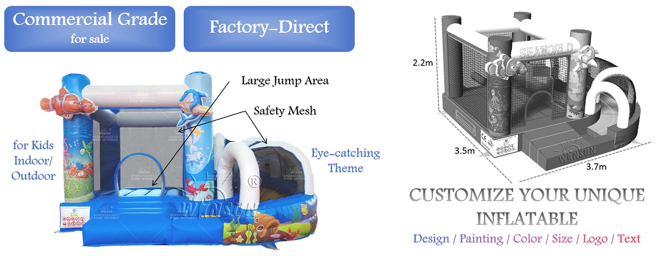 wholesale outdoor Inflatable Bounce House Custom