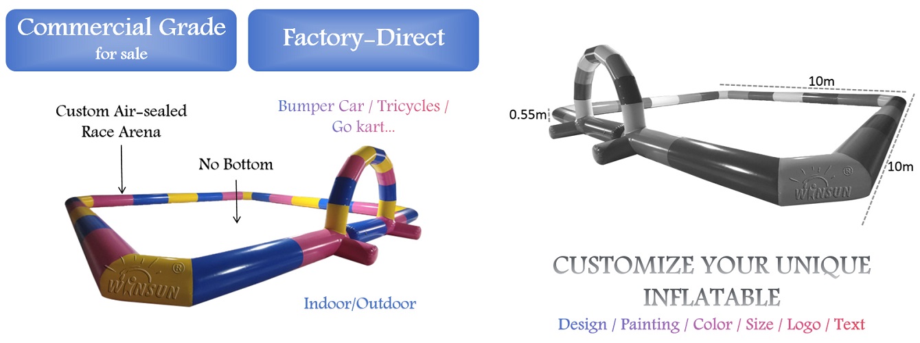 Air Tight Racing Track Arena outdoor for sale