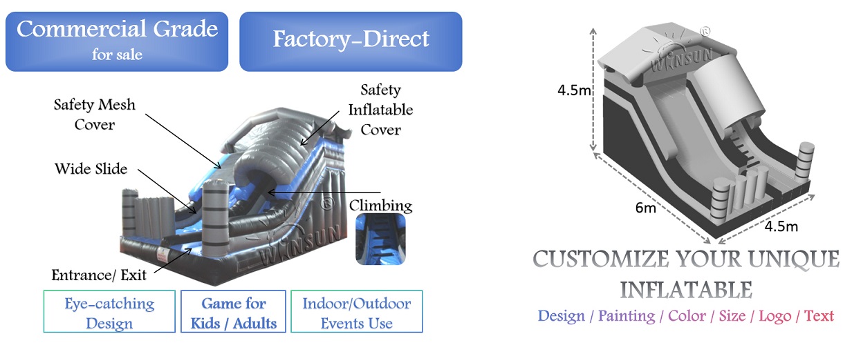 Customized Inflatable Slide for sale