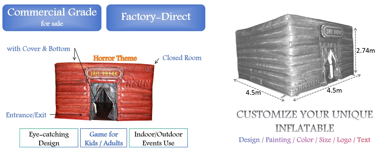 Inflatable Jail Break Game for sale