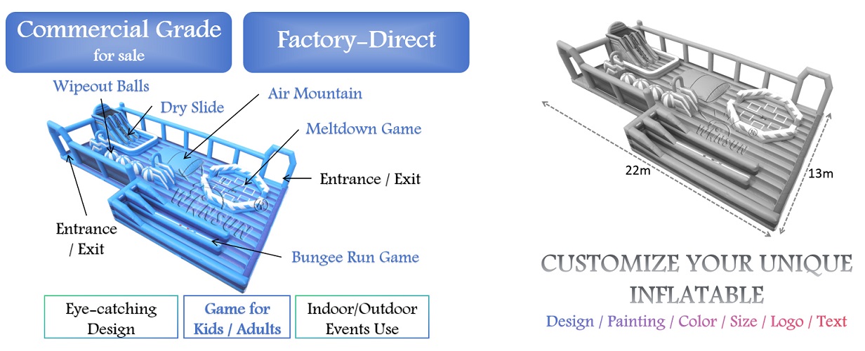 WINSUN Giant Inflatable Playground for sale