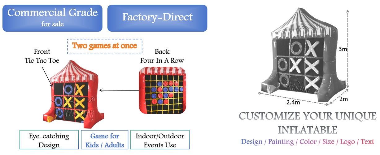 WINSUN Inflatabe Tic Tac Toe N 4 In A Row Game