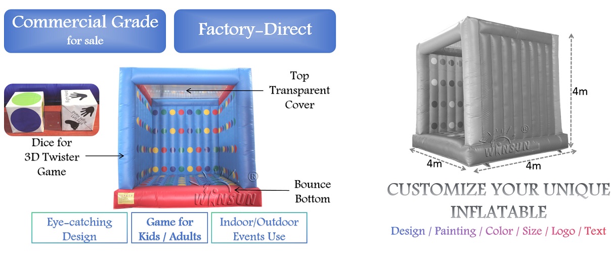 WINSUN Inflatable 3D Twister Game