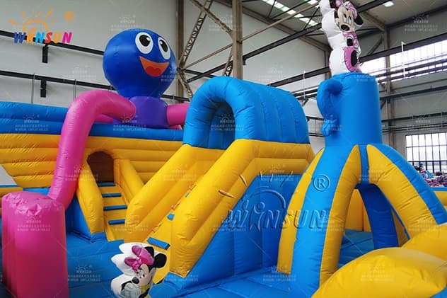 wholesale inflatable fun city octopus theme