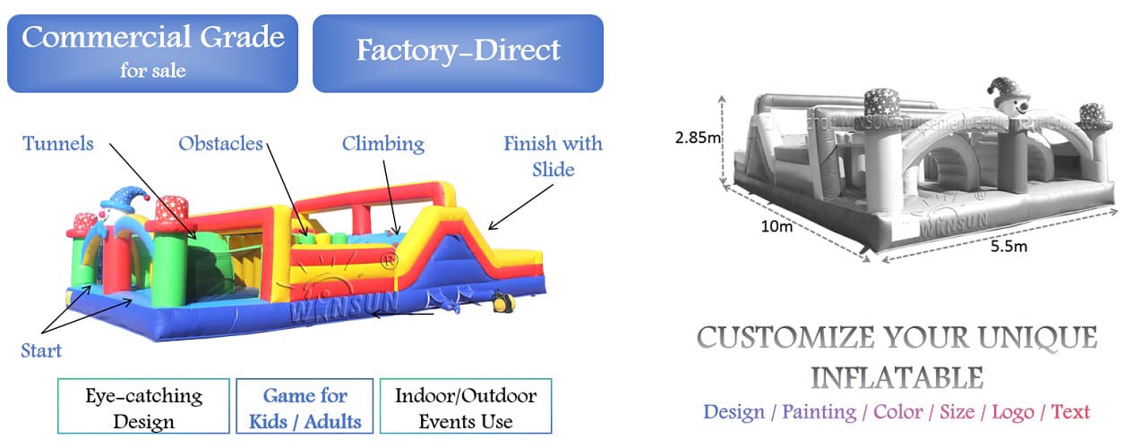 inflatable Obstacle Courses for adults