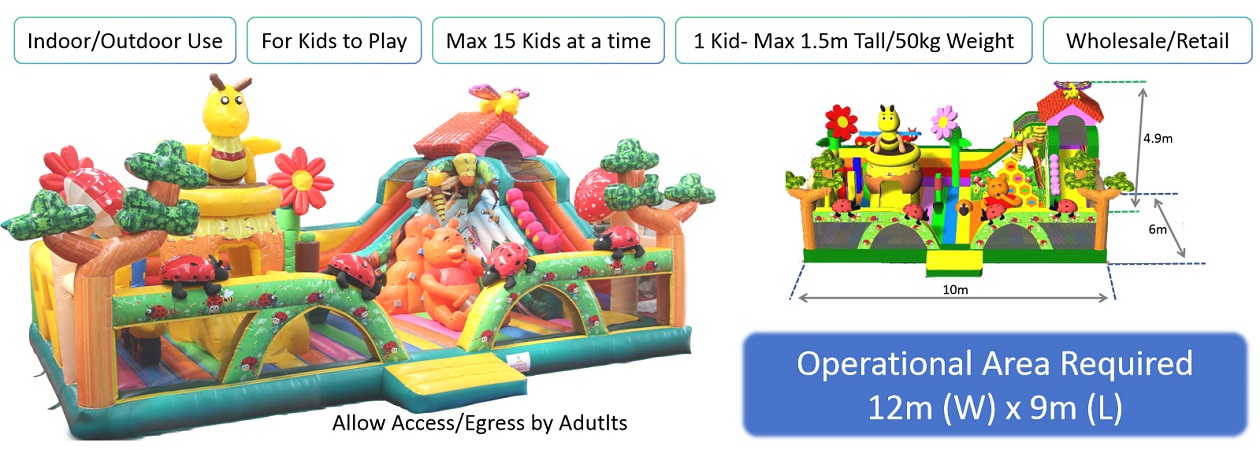 inflatable attractions for kids