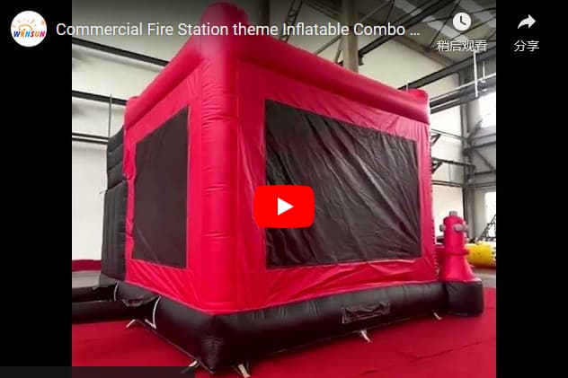 wholesale Fire Station theme Inflatable Combo