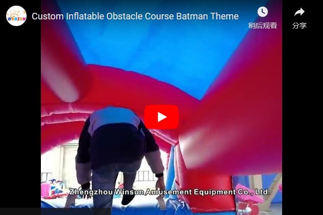 Custom Inflatable Obstacle Course Batman