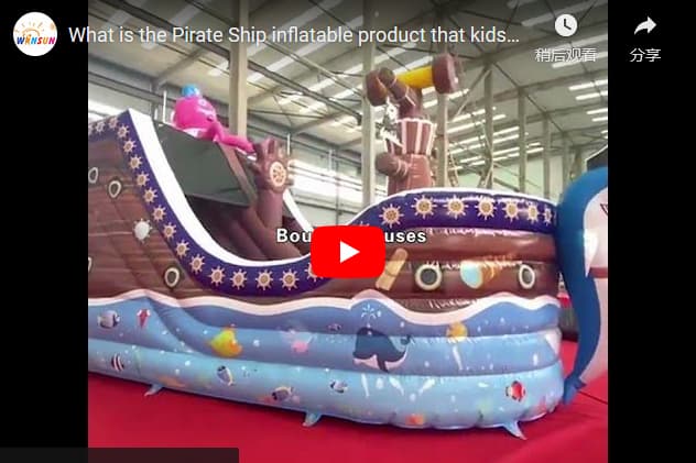 Inflatable Bouncer Pirate Ship for sale