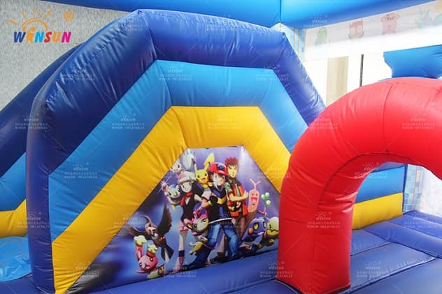 outdoor Inflatable Pokemon Bounce House for kids