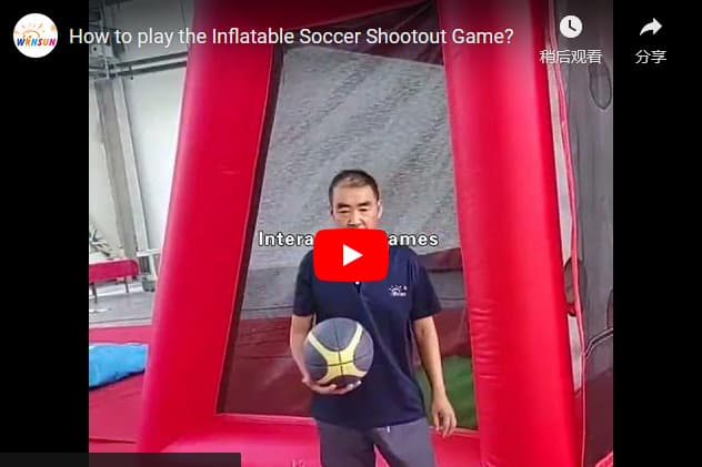 Inflatable Soccer Shootout Game for events